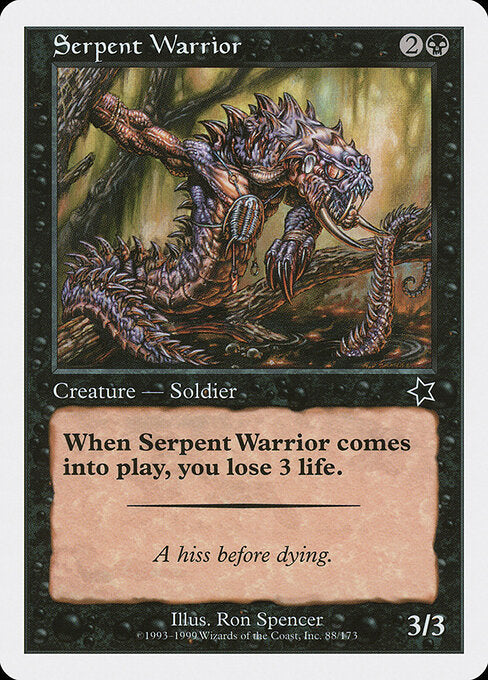 Serpent Warrior (88) - Starter 1999 - Game On