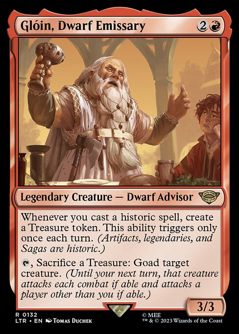 Glóin, Dwarf Emissary (132) - The Lord of the Rings: Tales of Middle-earth - Game On