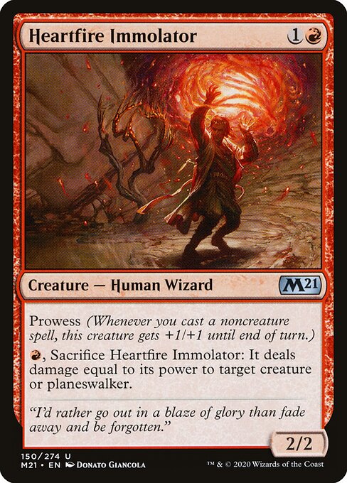 Heartfire Immolator (150) - Core Set 2021 - Game On