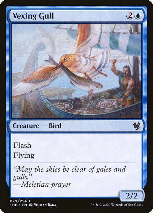 Vexing Gull (79) (Foil) - Theros Beyond Death - Game On
