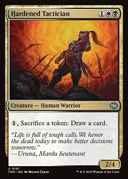 Hardened Tactician (191) - Tarkir: Dragonstorm - Game On