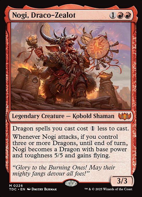 Nogi, Draco-Zealot (226) - Tarkir: Dragonstorm Commander - Game On