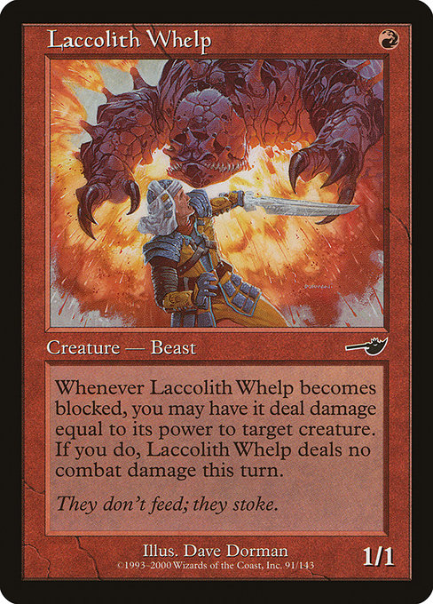 Laccolith Whelp (91) (Foil) - Nemesis - Game On
