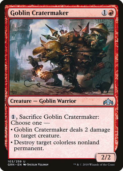 Goblin Cratermaker (103) - Guilds of Ravnica - Game On