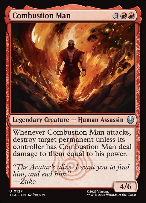 Combustion Man (127) (Foil) - Avatar: The Last Airbender - Game On