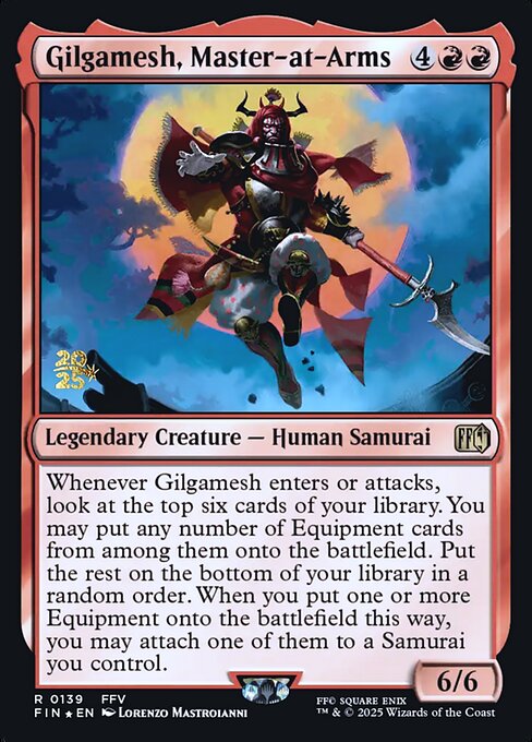 Gilgamesh, Master-at-Arms (139s) (Foil) - Final Fantasy Promos - Game On