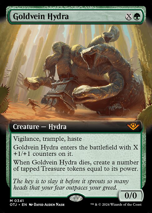 Goldvein Hydra (341) - EXTENDED ART - Outlaws of Thunder Junction - Game On