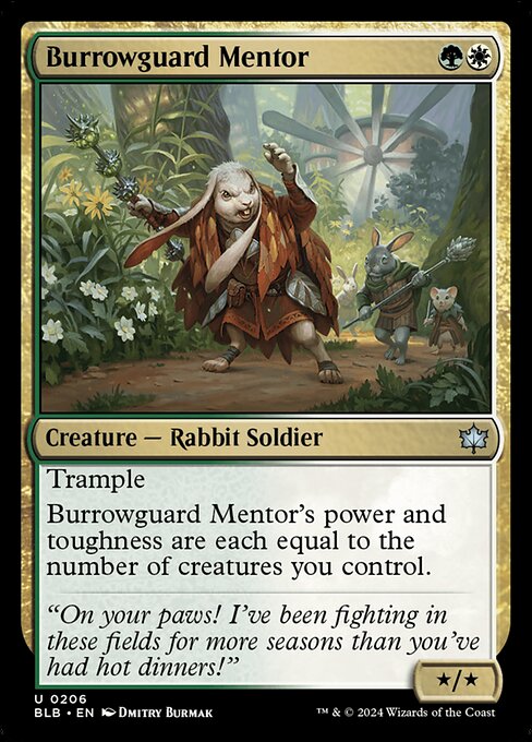 Burrowguard Mentor (206) - Bloomburrow - Game On