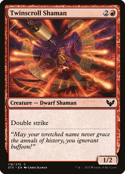 Twinscroll Shaman (118) (Foil) - Strixhaven: School of Mages - Game On