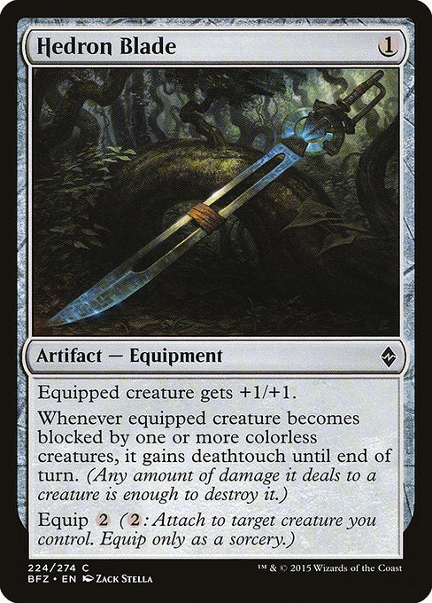Hedron Blade (224) (Foil) - Battle for Zendikar - Game On
