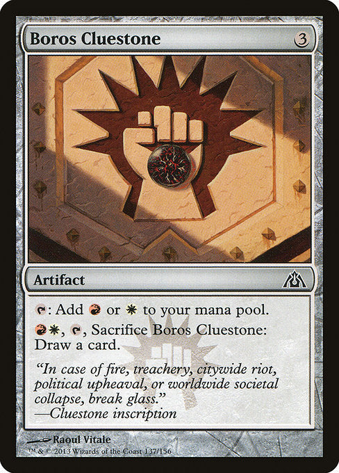 Boros Cluestone (137) (Foil) - Dragon's Maze - Game On