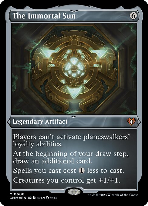 The Immortal Sun (608) (Etched) - Commander Masters - Game On