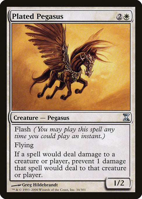 Plated Pegasus (34) - Time Spiral - Game On