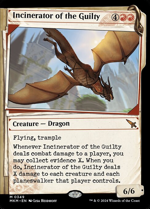 Incinerator of the Guilty (349) - SHOWCASE (Foil) - Murders at Karlov Manor - Game On