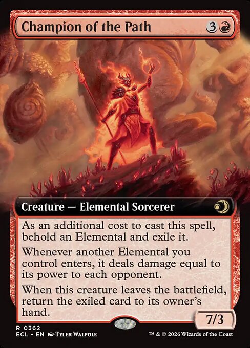 Champion of the Path (362) - EXTENDED ART - Lorwyn Eclipsed - Game On