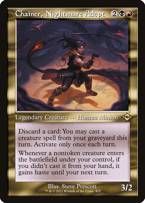 Chainer, Nightmare Adept (419) (Foil) - Modern Horizons 2 - Game On