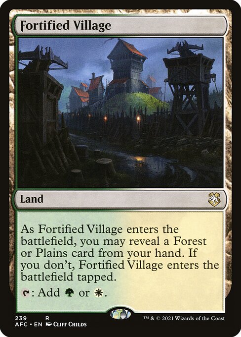 Fortified Village (239) - Forgotten Realms Commander - Game On