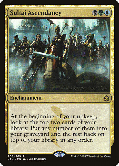 Sultai Ascendancy (203s) (Foil) - Khans of Tarkir Promos - Game On