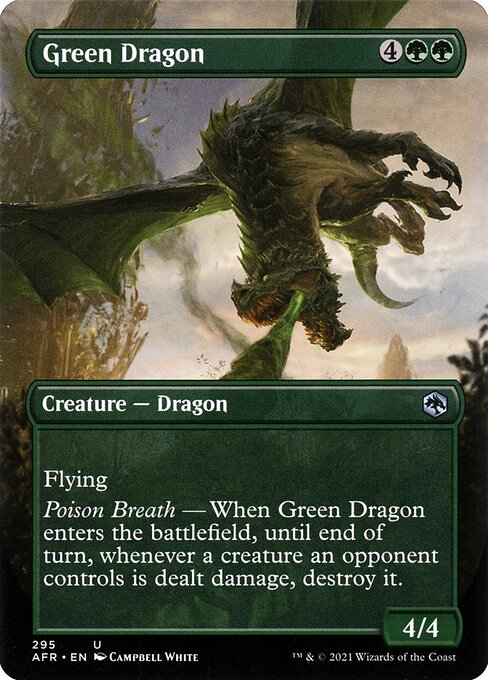 Green Dragon (295) - BORDERLESS - FULL ART - Adventures in the Forgotten Realms - Game On