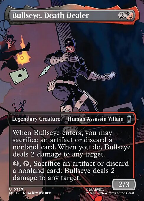Bullseye, Death Dealer (325) - Marvel Super Heroes - Game On