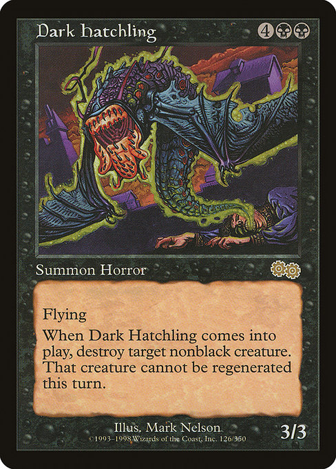 Dark Hatchling (126) - Urza's Saga - Game On