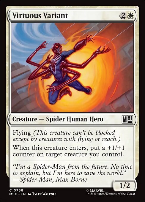 Virtuous Variant (758) (Foil) - Marvel Super Heroes Commander - Game On