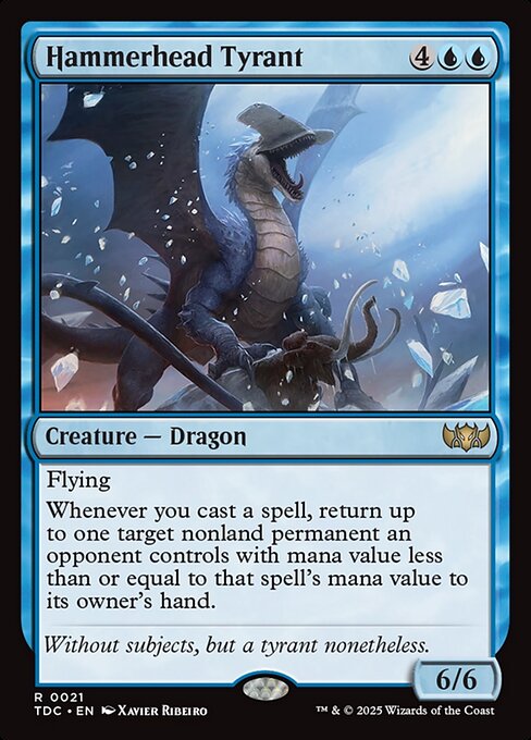 Hammerhead Tyrant (21) - Tarkir: Dragonstorm Commander - Game On