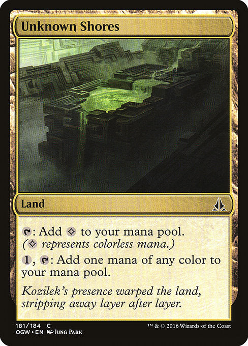 Unknown Shores (181) (Foil) - Oath of the Gatewatch - Game On