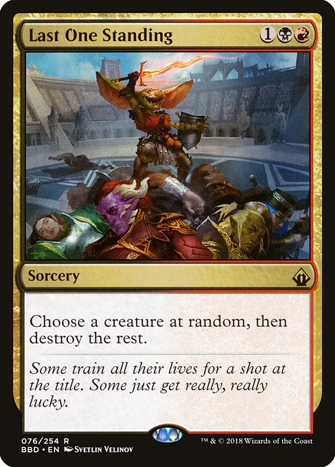 Last One Standing (76) (Foil) - Battlebond - Game On