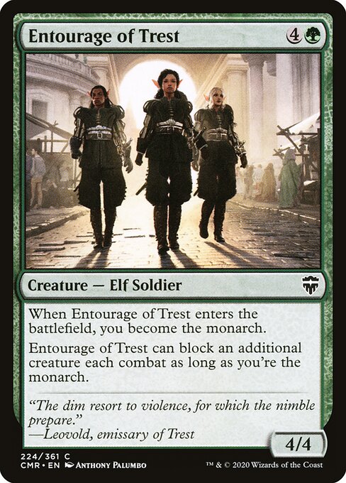 Entourage of Trest (224) (Foil) - Commander Legends - Game On