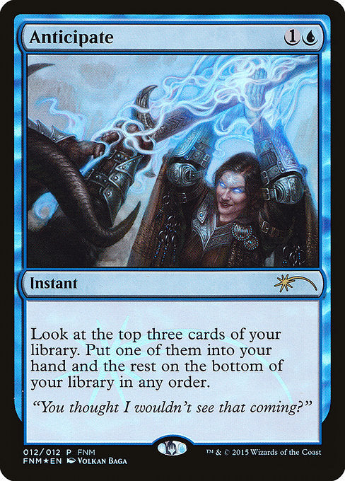 Anticipate (12) (Foil) - Friday Night Magic 2015 - Game On