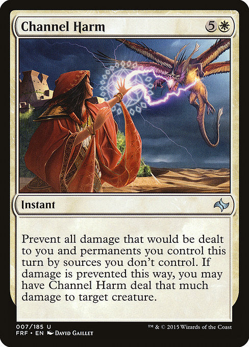 Channel Harm (7) (Foil) - Fate Reforged - Game On