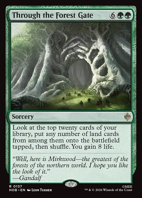 Through the Forest Gate (137) (Foil) - The Hobbit - Game On