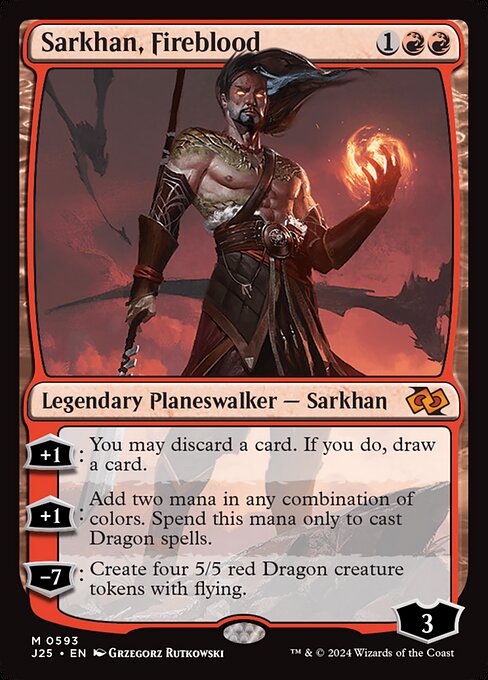 Sarkhan, Fireblood (593) - Foundations Jumpstart - Game On