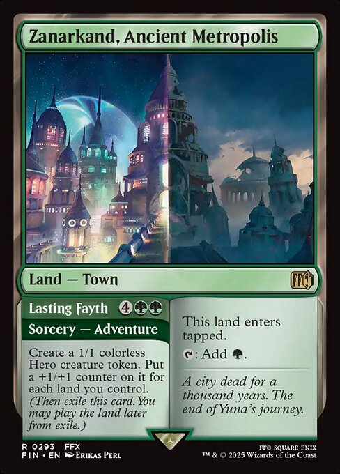 Zanarkand, Ancient Metropolis // Lasting Fayth (293) (Foil) - Final Fantasy - Game On