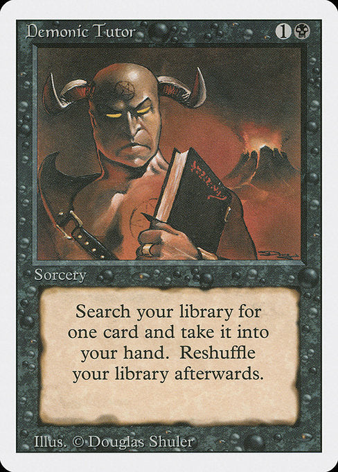 Demonic Tutor (105) - Revised Edition - Game On