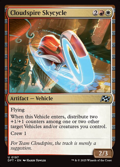 Cloudspire Skycycle (197) (Foil) - Aetherdrift - Game On