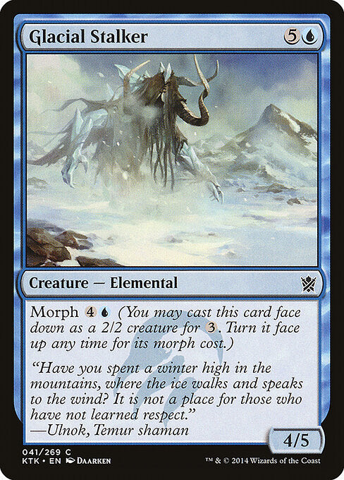 Glacial Stalker (41) (Foil) - Khans of Tarkir - Game On