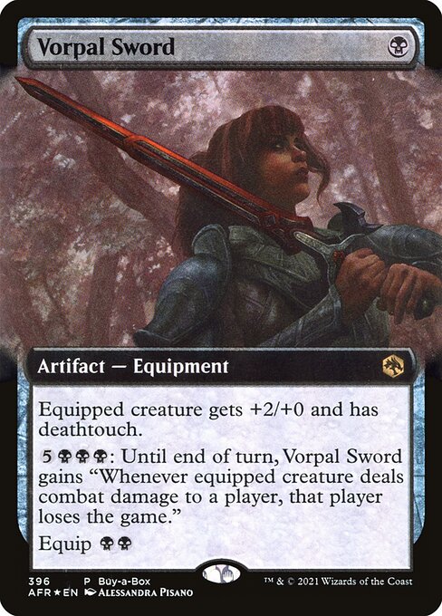 Vorpal Sword (396) - EXTENDED ART (Foil) - Adventures in the Forgotten Realms - Game On