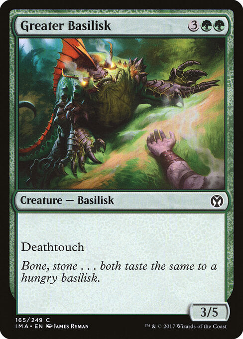 Greater Basilisk (165) (Foil) - Iconic Masters - Game On