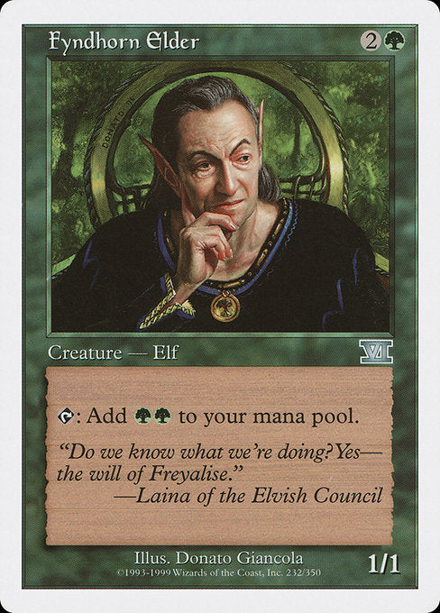 Fyndhorn Elder (232) - Classic Sixth Edition - Game On