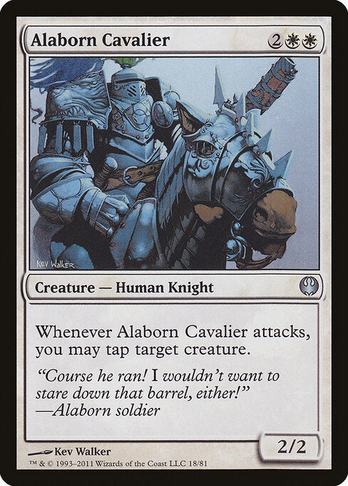 Alaborn Cavalier (18) - Duel Decks: Knights vs. Dragons - Game On