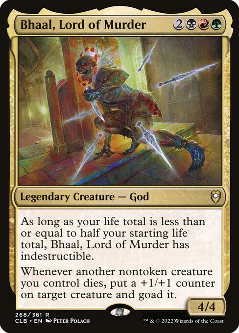 Bhaal, Lord of Murder (268) (Foil) - Commander Legends: Battle for Baldur's Gate - Game On