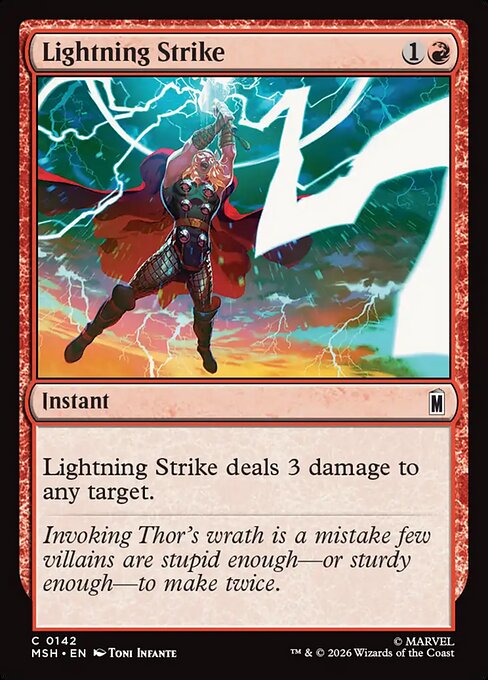 Lightning Strike (142) - Marvel Super Heroes - Game On