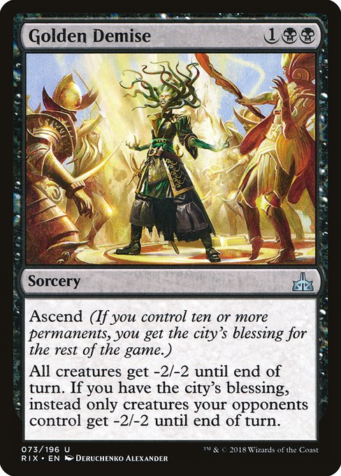 Golden Demise (73) - Rivals of Ixalan - Game On