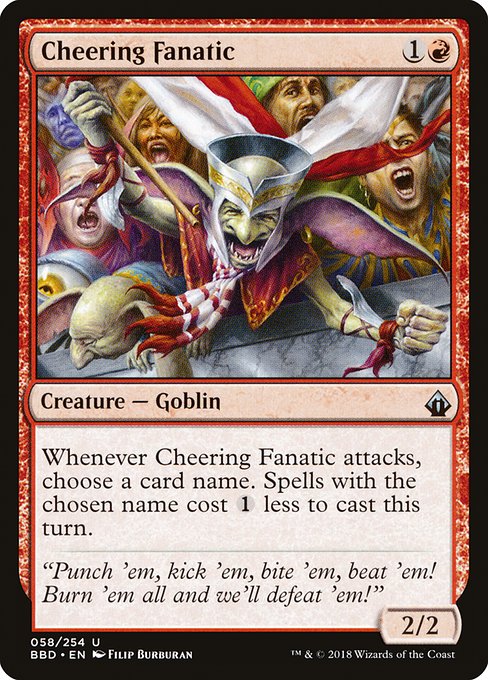 Cheering Fanatic (58) - Battlebond - Game On