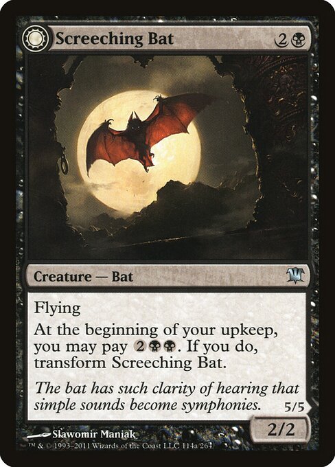 Screeching Bat // Stalking Vampire (114) - Innistrad - Game On