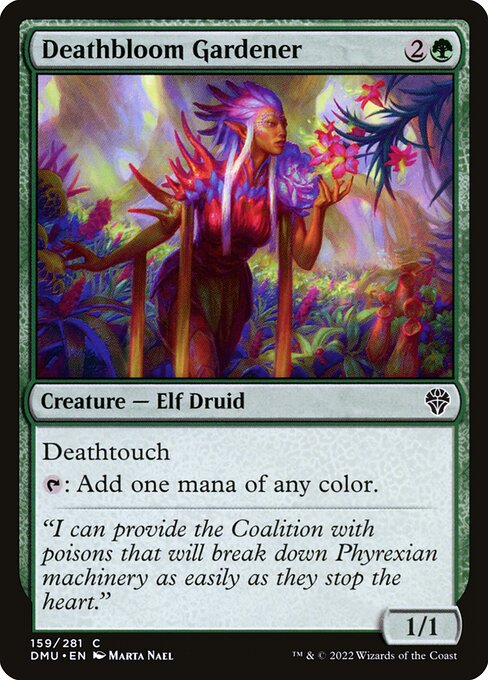 Deathbloom Gardener (159) - Dominaria United - Game On