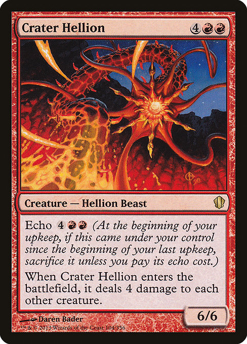Crater Hellion (104) - Commander 2013 - Game On