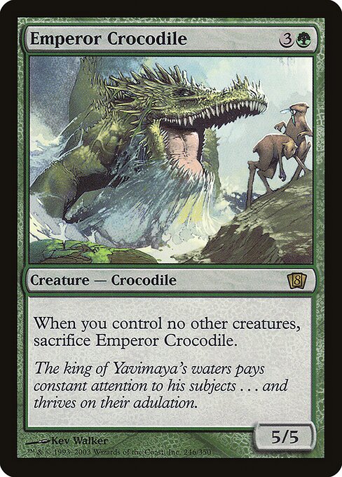 Emperor Crocodile (246★) (Foil) - Eighth Edition - Game On
